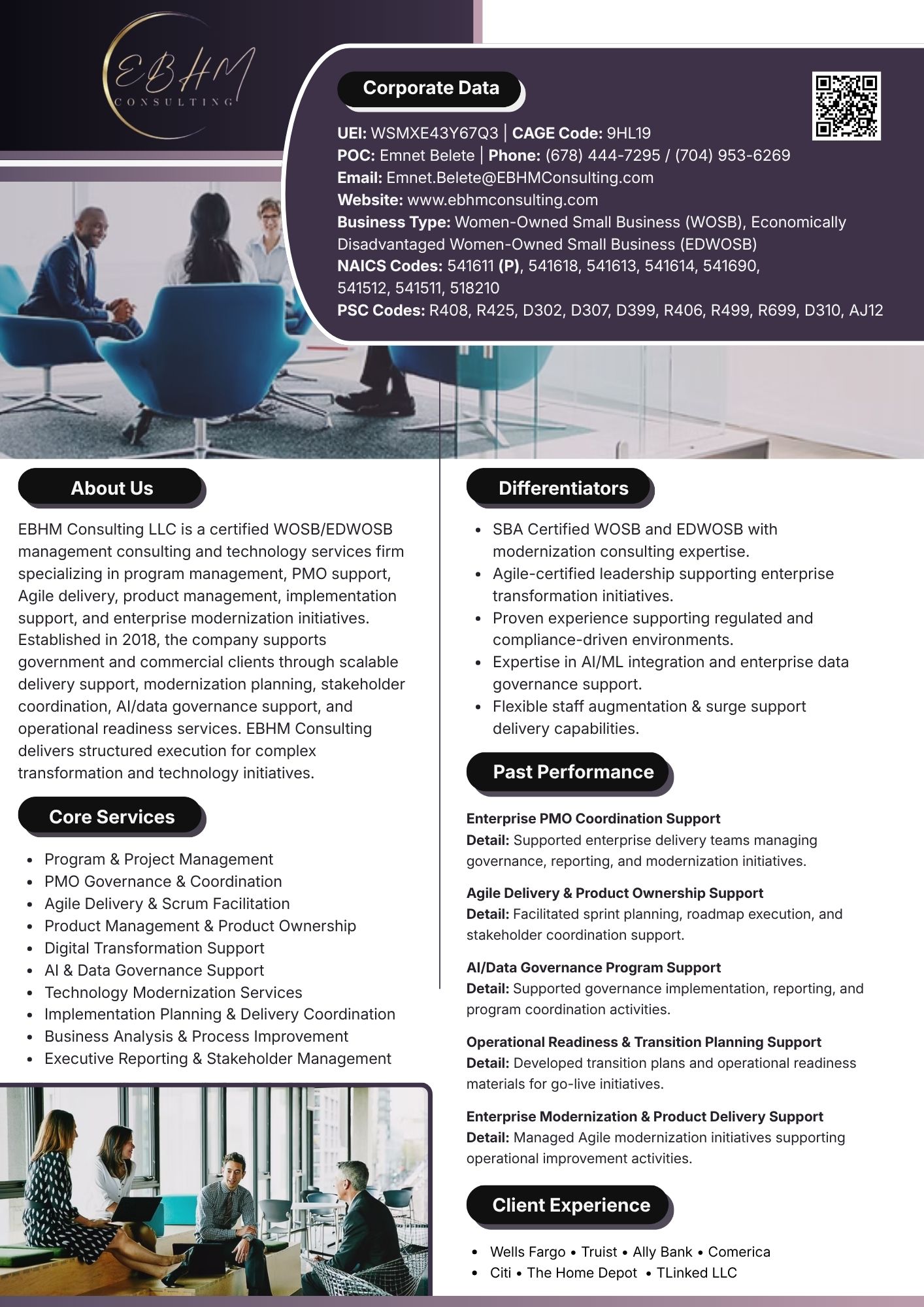 EBHM Consulting Capability Statement